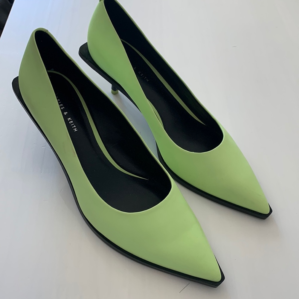 Charles and Keith kitten heels